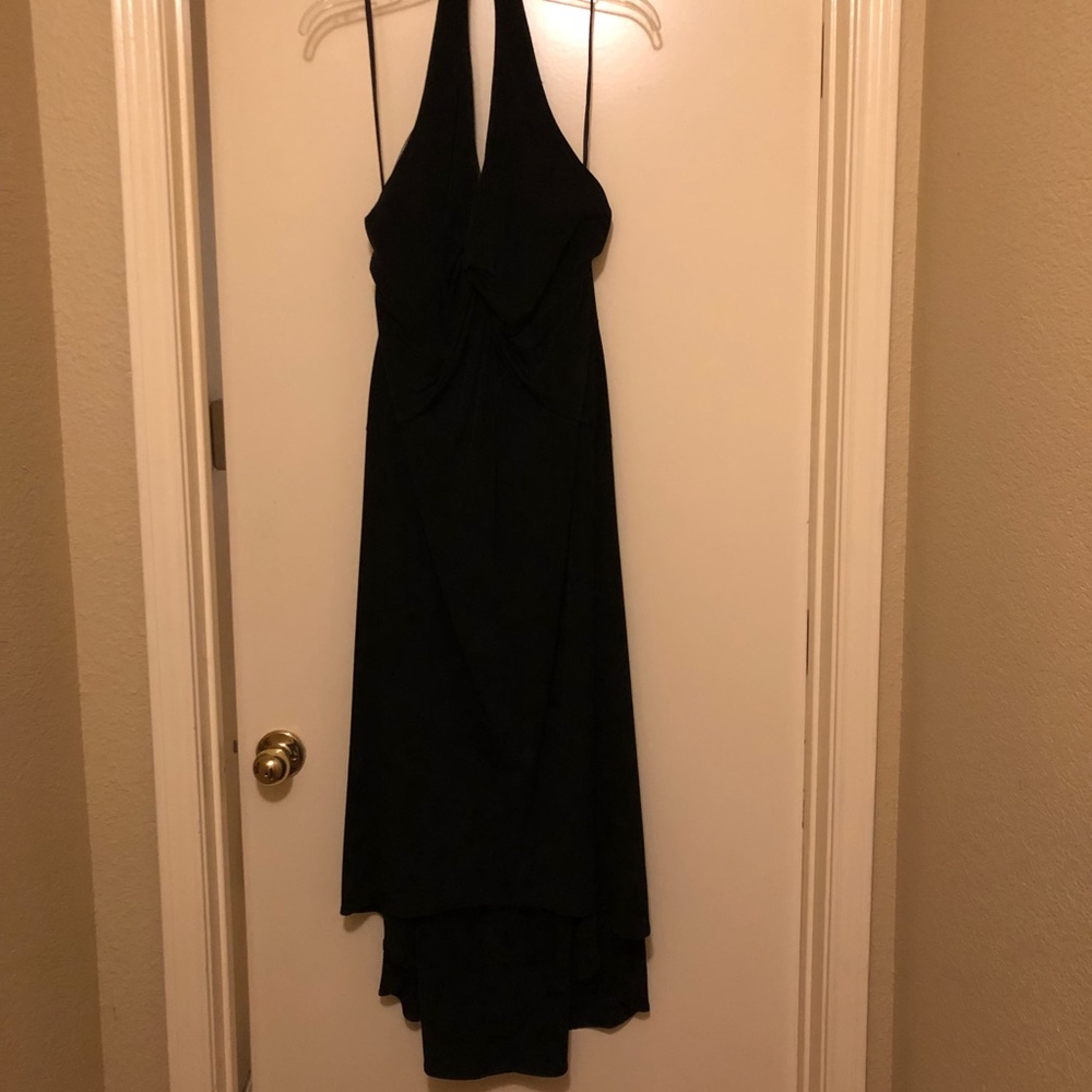 NWT Lane Bryant halter hi-lo black dress size 20
